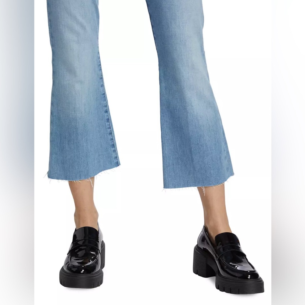 Black Patent Lug Loafers